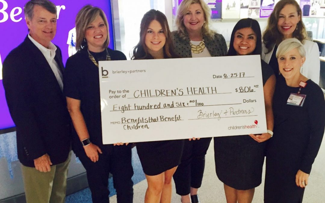 Brierley+Partners Creates Donation to Children’s Health